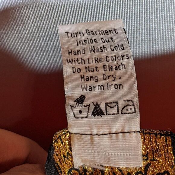 🆕NWOT BOB MACKIE WEARABLE ART ORANGE TUNIC W/EMBROIDERY - XL - Picture 4 of 5